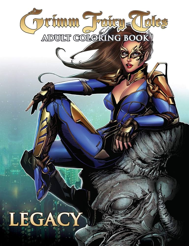 Grimm Fairy Tales Adult Coloring Book: Legacy: Brusha, Joe