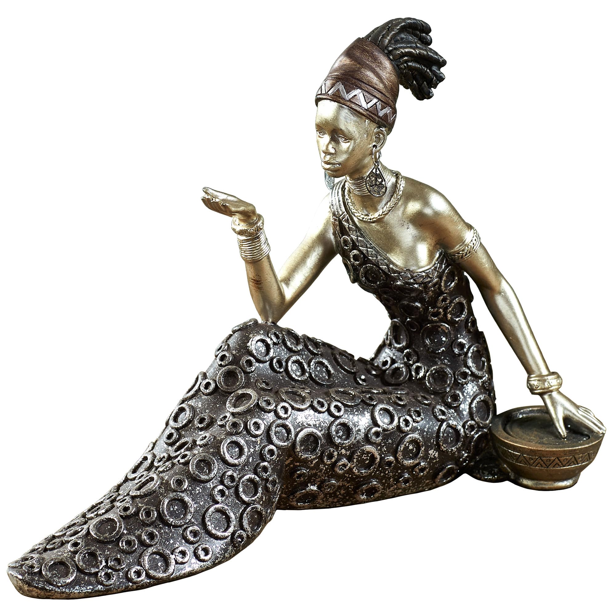 Touch of Class Beckon Masai African Woman Figurine