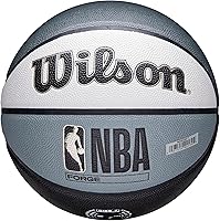 Vista 21 de WILSON NBA Forge - Baloncesto en interiores y exteriores, marrón, tamaño 7-29.5 pulgadas