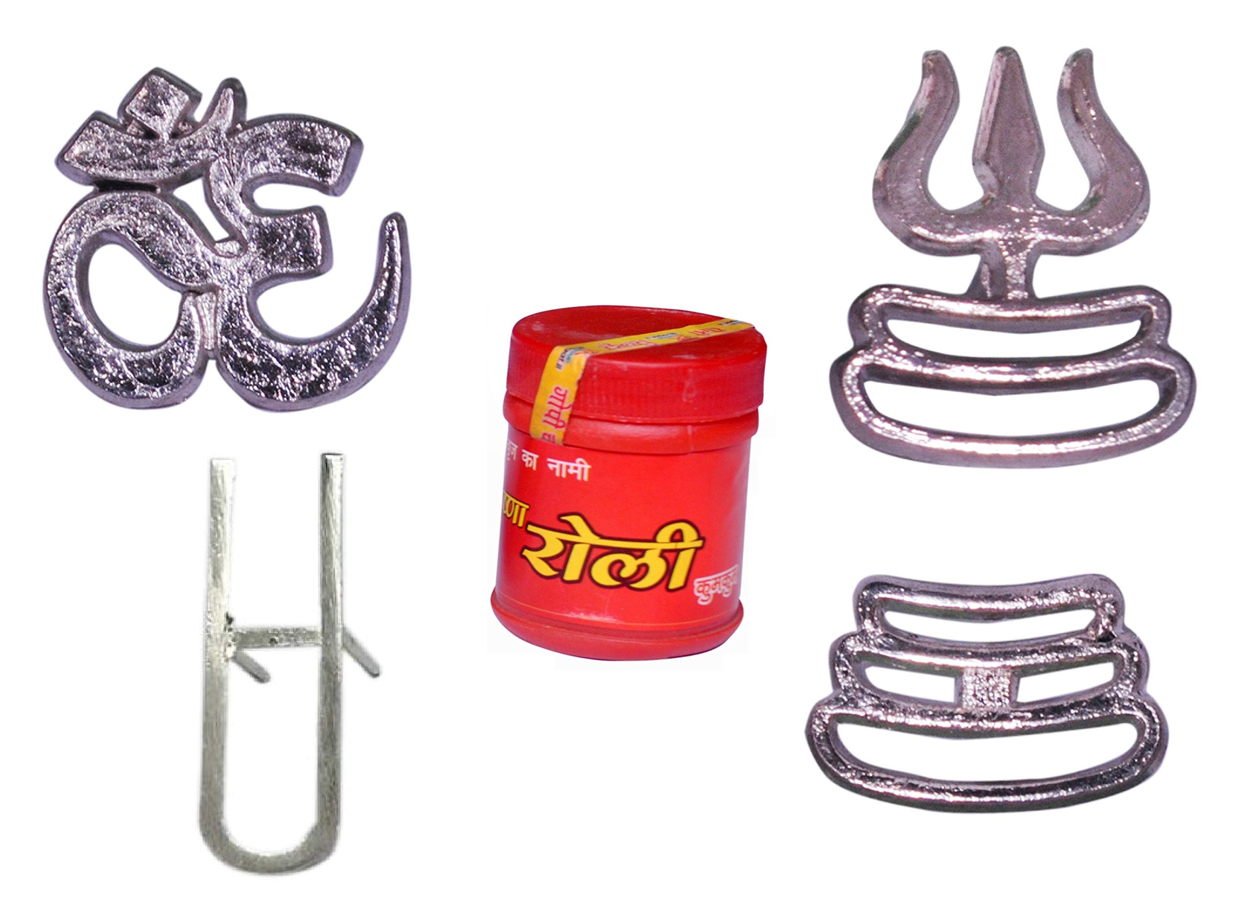 Moira Metal Tika Stamps with Vermilion Powder (Om, Trishul, Urdhva Pundra, Tripundra) Combo of 4, Silver (B07MD6CDXF) Amazon Price History, Amazon Price Tracker