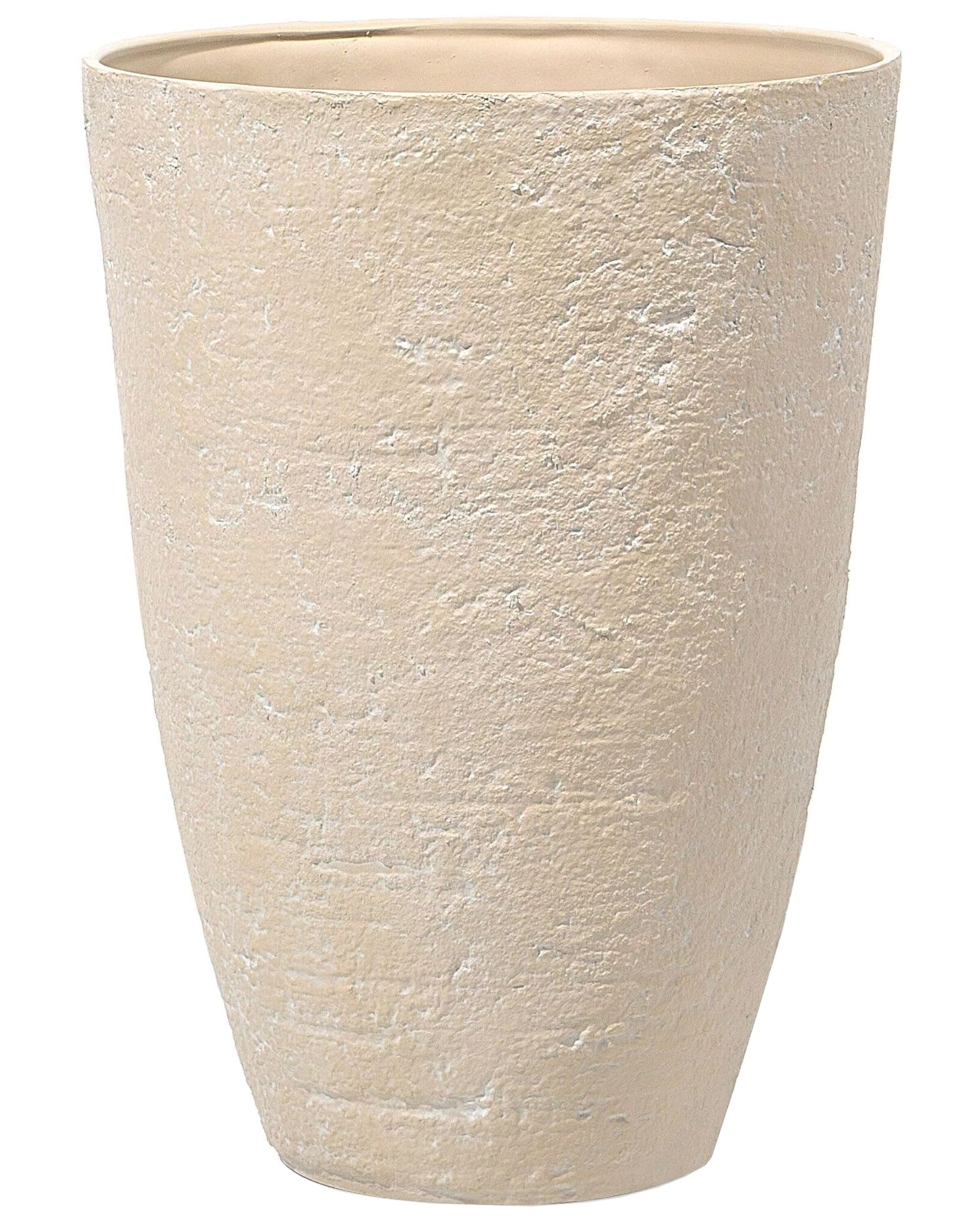 Beliani  Plant Pot Camia 51 Cm Beige from B&Q