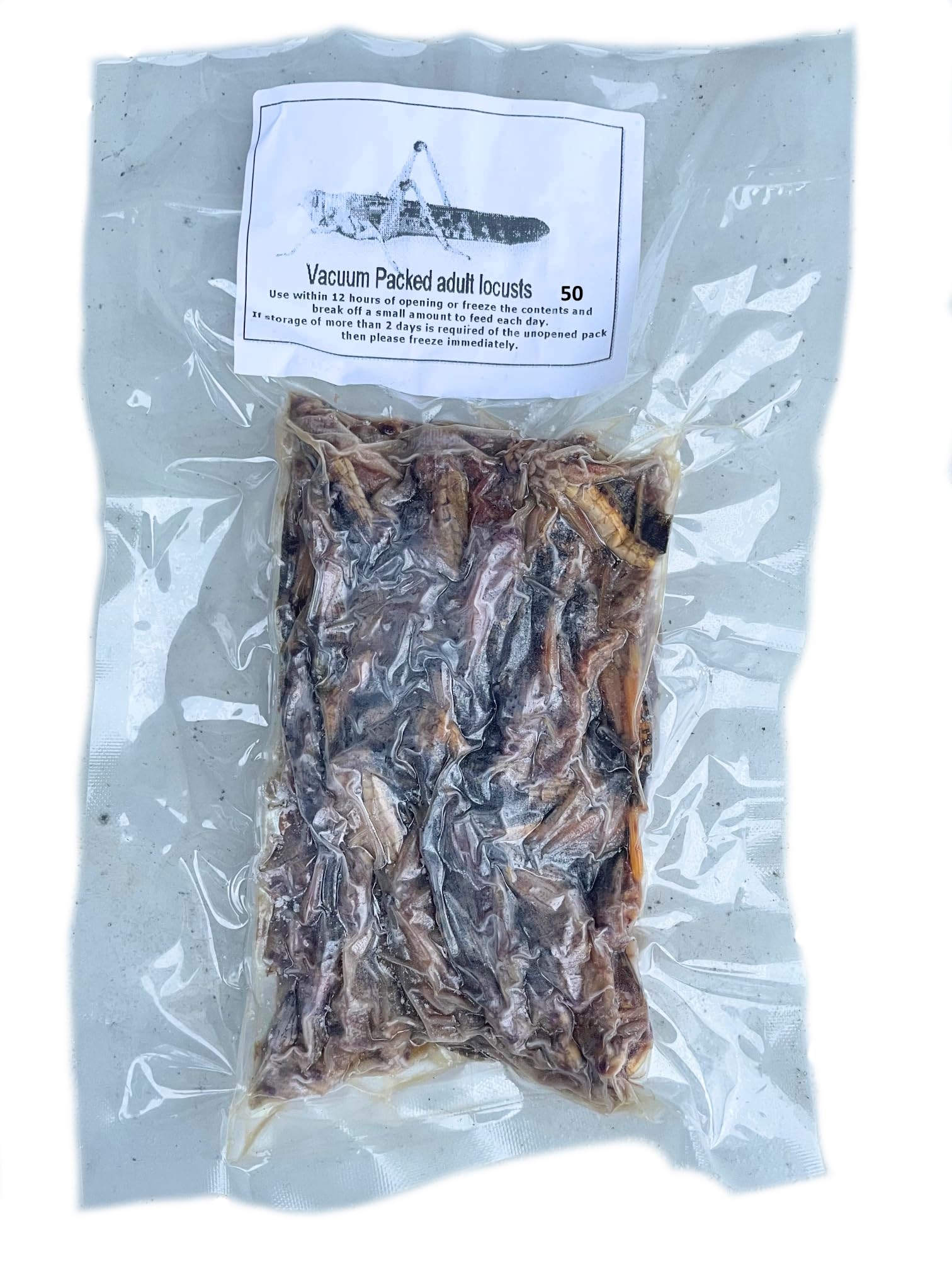 Livefood UK Vacuum Packed Adult Locusts (adult, 50, count) โ image 1