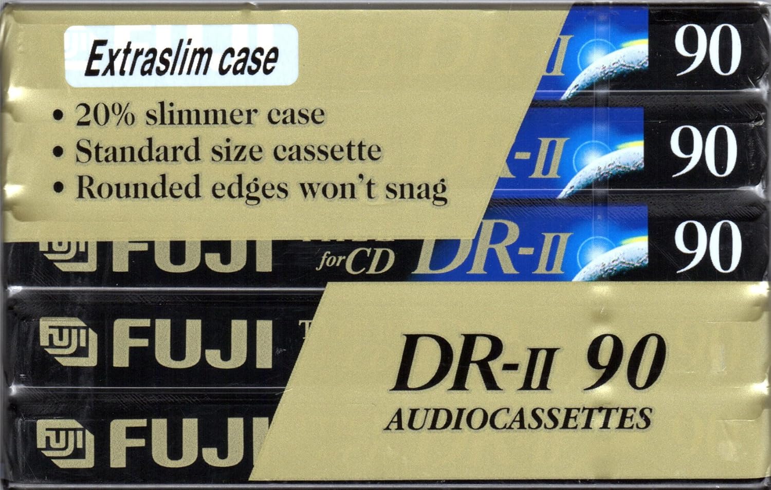 Fuji 5 Pack Recordable Audio Tapes (DRII904PLUS1)