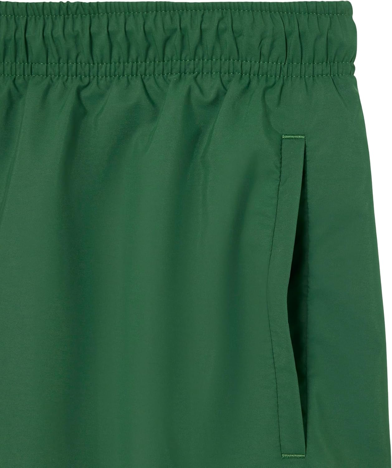 Lacoste Men's Quick-Dry Swim Trunks, Green/Green, Small