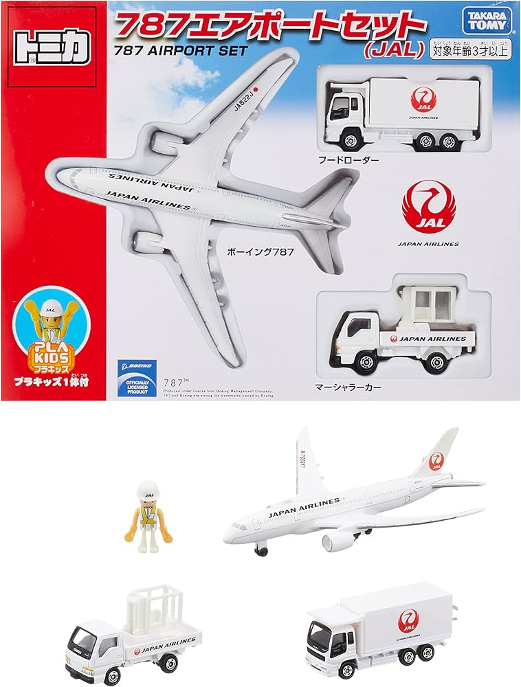 Amazon.co.jp: タカラトミー『 トミカ 787エアポートセット (JAL