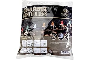 Holiday Joy Christmas Light Clips: Effortless String Light Installation