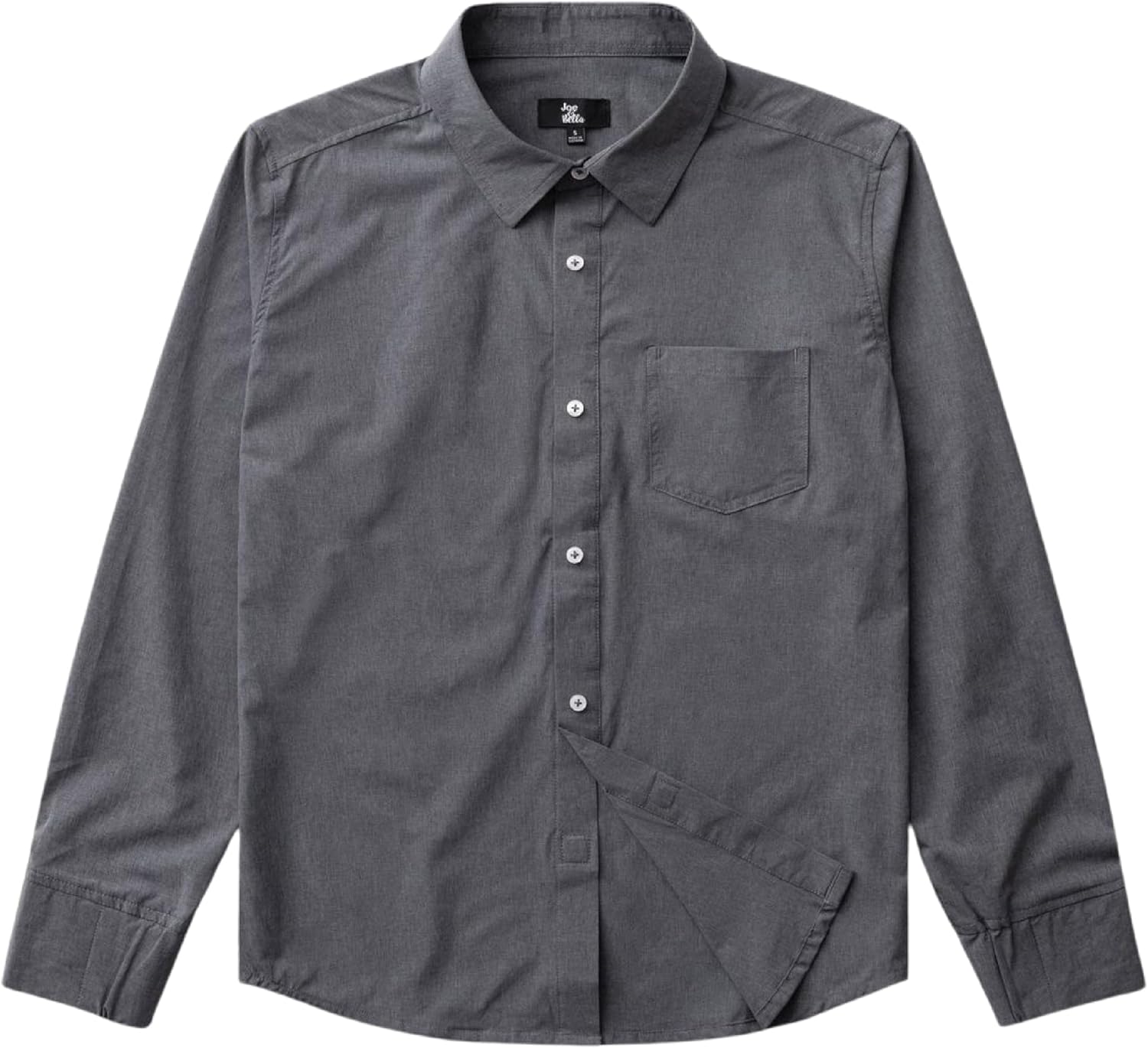 Joe & Bella Men’s Magnetic Button-Down Long-Sleeve Adaptive Shirt