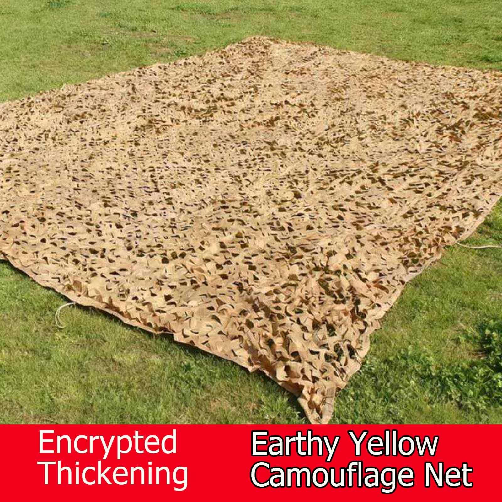 Red de protección Solar Militar portátil para Uso en Exteriores, Cubierta de Camuflaje Resistente al Agua para observación de Aves, Caza y Actividades tácticas (3,96 m x 6,11 m).