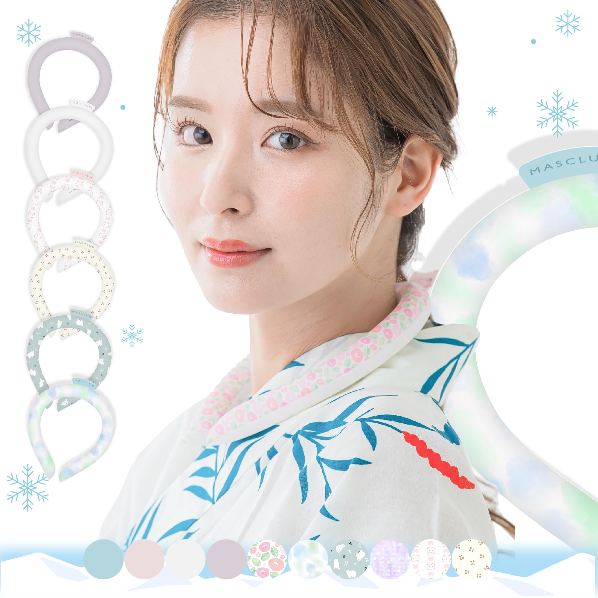 アイスネックリング 【28℃で自然凍結】 冷感リング クールリング Amazon.co.jp: アイスネックリング 【28℃で自然凍結】 冷感リング