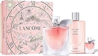 La Vie Est Belle Holiday Gift Set - Full-Size La Vie Est Belle Eau De Parfum 3.4 fl. Oz, Body Lotion 6.7 fl. Oz, & Mini size 0.14 fl. oz. - Limited Edition Gift Set for Women