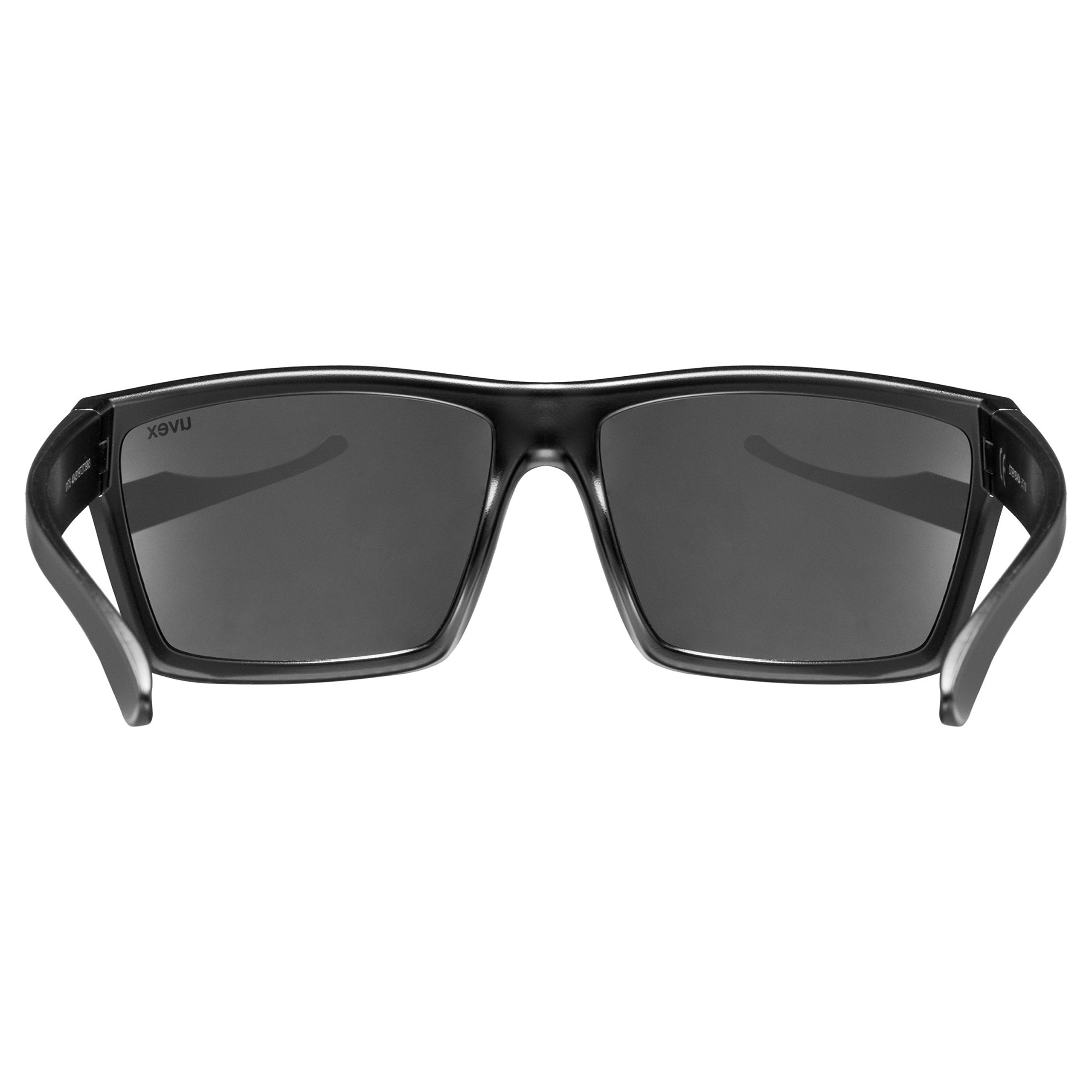 Uvex LGL 29 Bril - black matt/mirror red