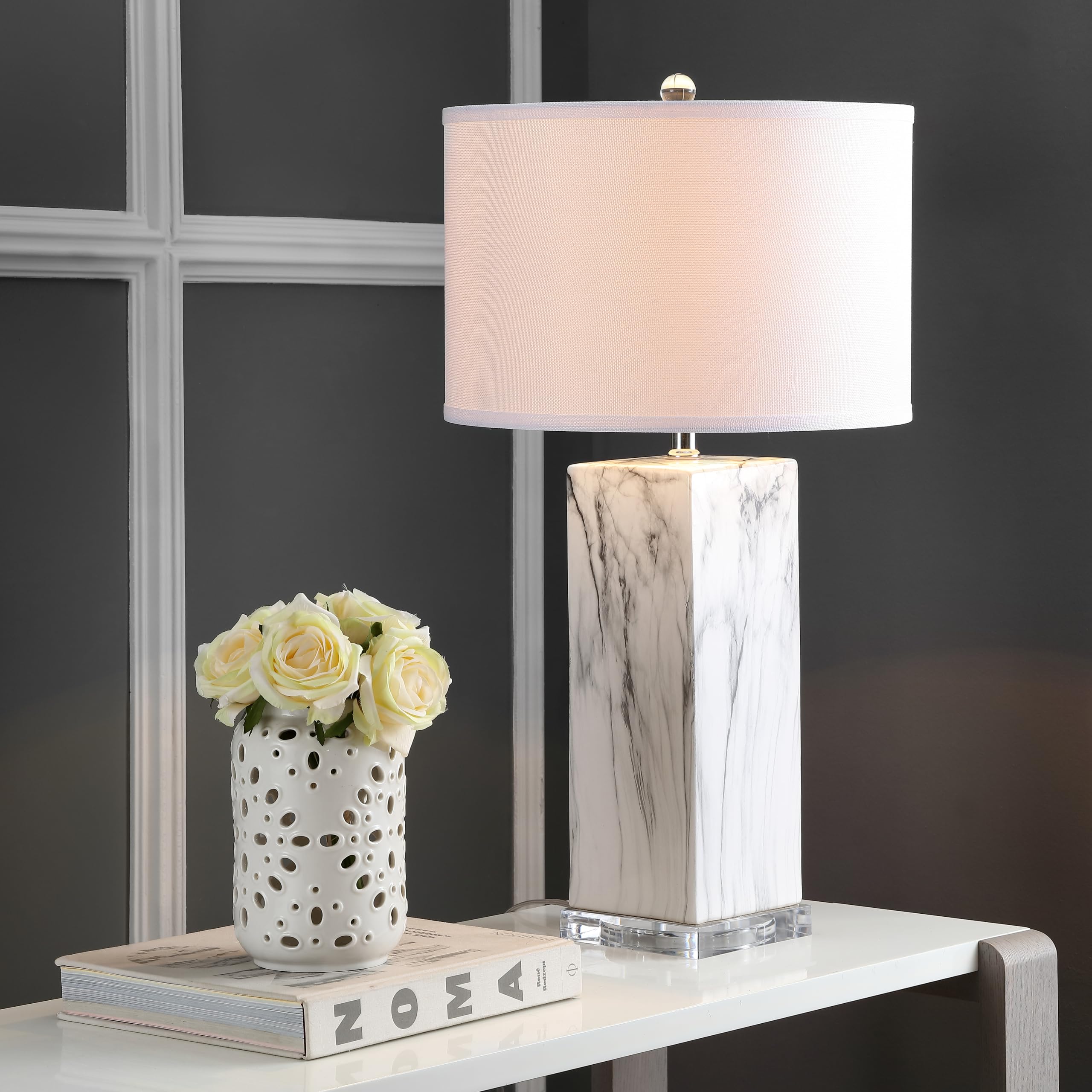 SAFAVIEH Lighting - Olympia 29-Inch Ceramic Table Lamp Set of 2 