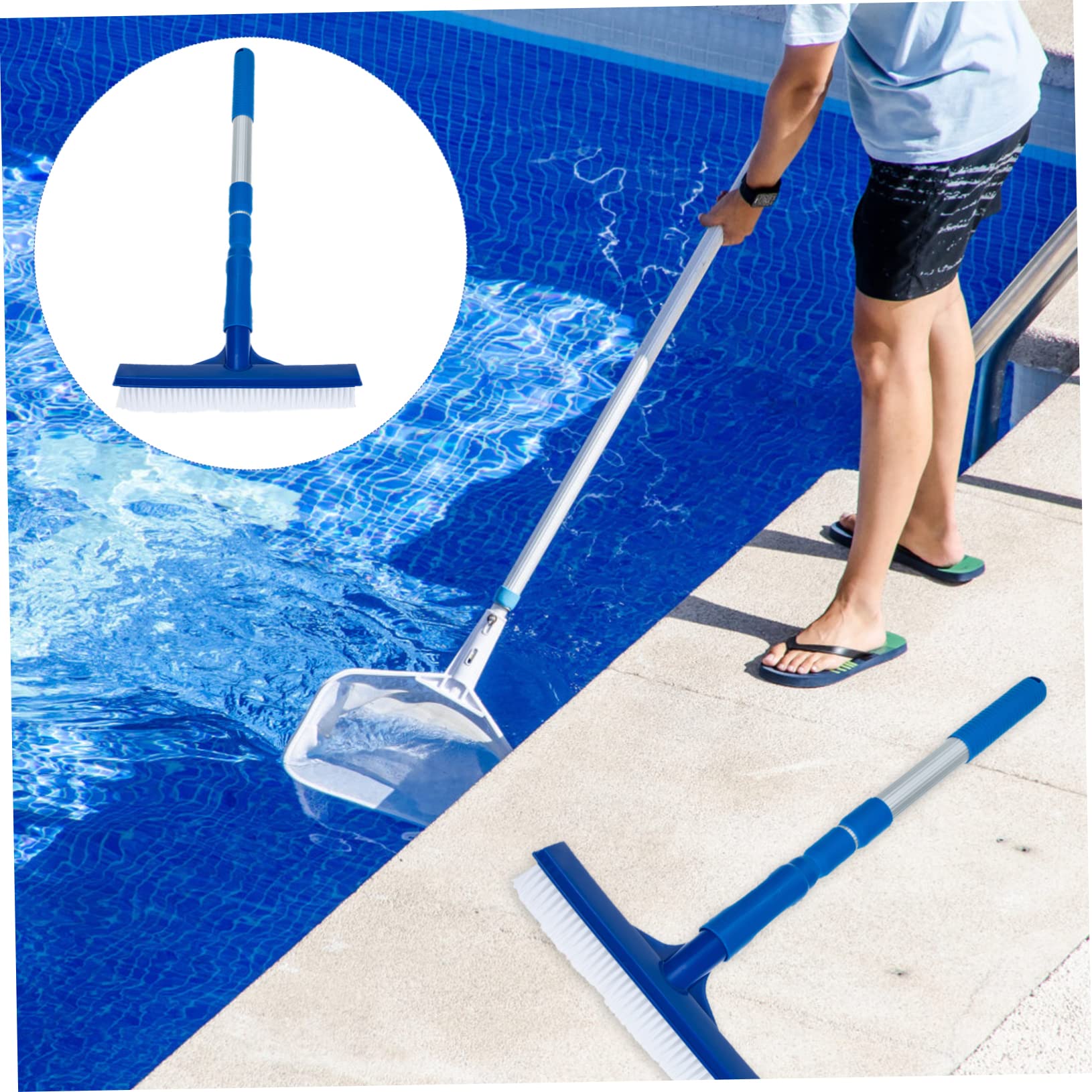 Cepillo De Limpieza De Piscinas Duradero Cepillo para Piscinas para Limpiar Pisos De Baldosas y Paredes De Restaurantes y Exteriores