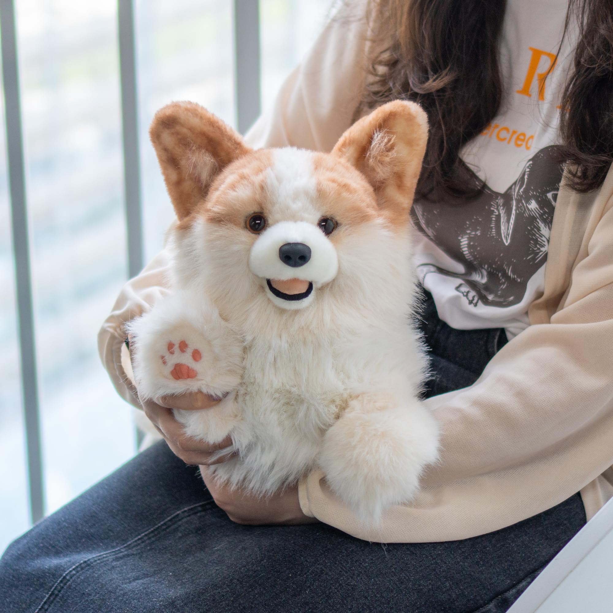 Amazon.co.jp: Chongker コーギー 犬 置物 本物そっくり 動物