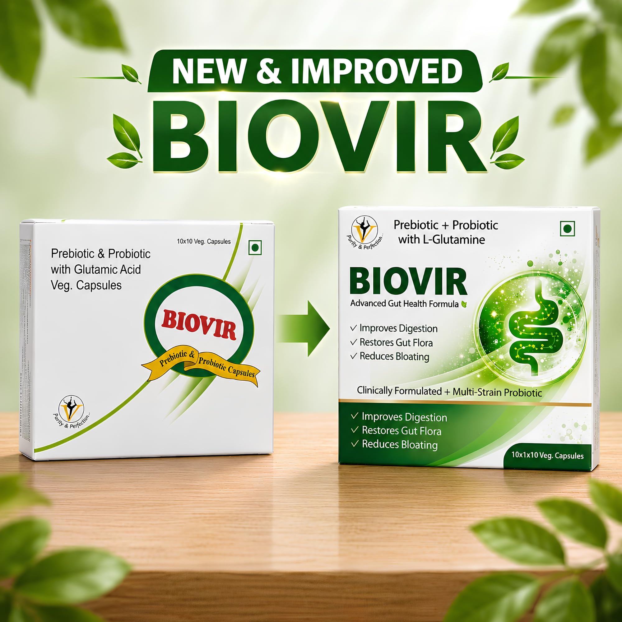 Virgo Healthcare's Biovir | Saccharomyces Boulardii Prebiotic and Probiotic | IBS | Diarrhea | Lactose Intolerance | 30 Capsules — Amazon image 9