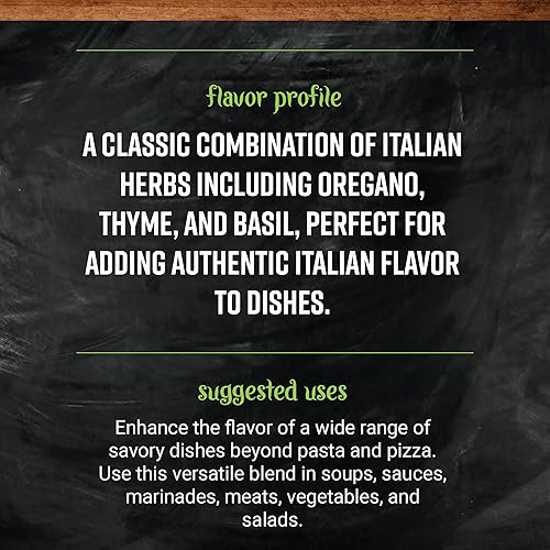 Miniatura 4 de Frontier Seasoning Blends - Condimento italiano sin sal, botella de 0.64 onzas