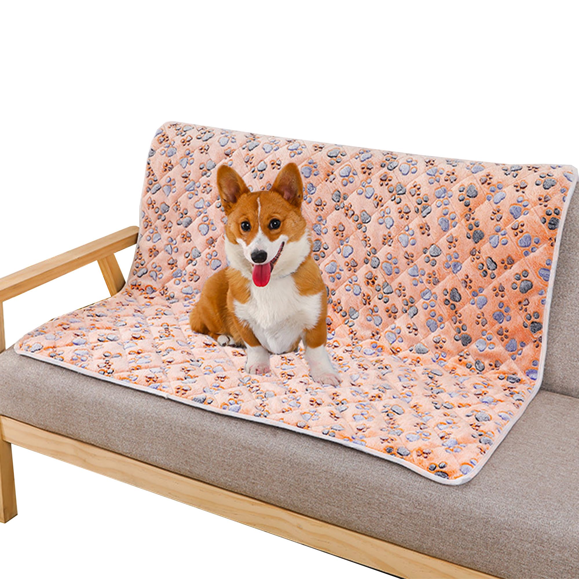 Lot de 2 couvertures apaisantes pour animal de compagnie - Couvertures pour chien et chat - Housses de protection de meubles pour lit, canapé, voiture - Lavable (style 1, 150 x 120 cm)