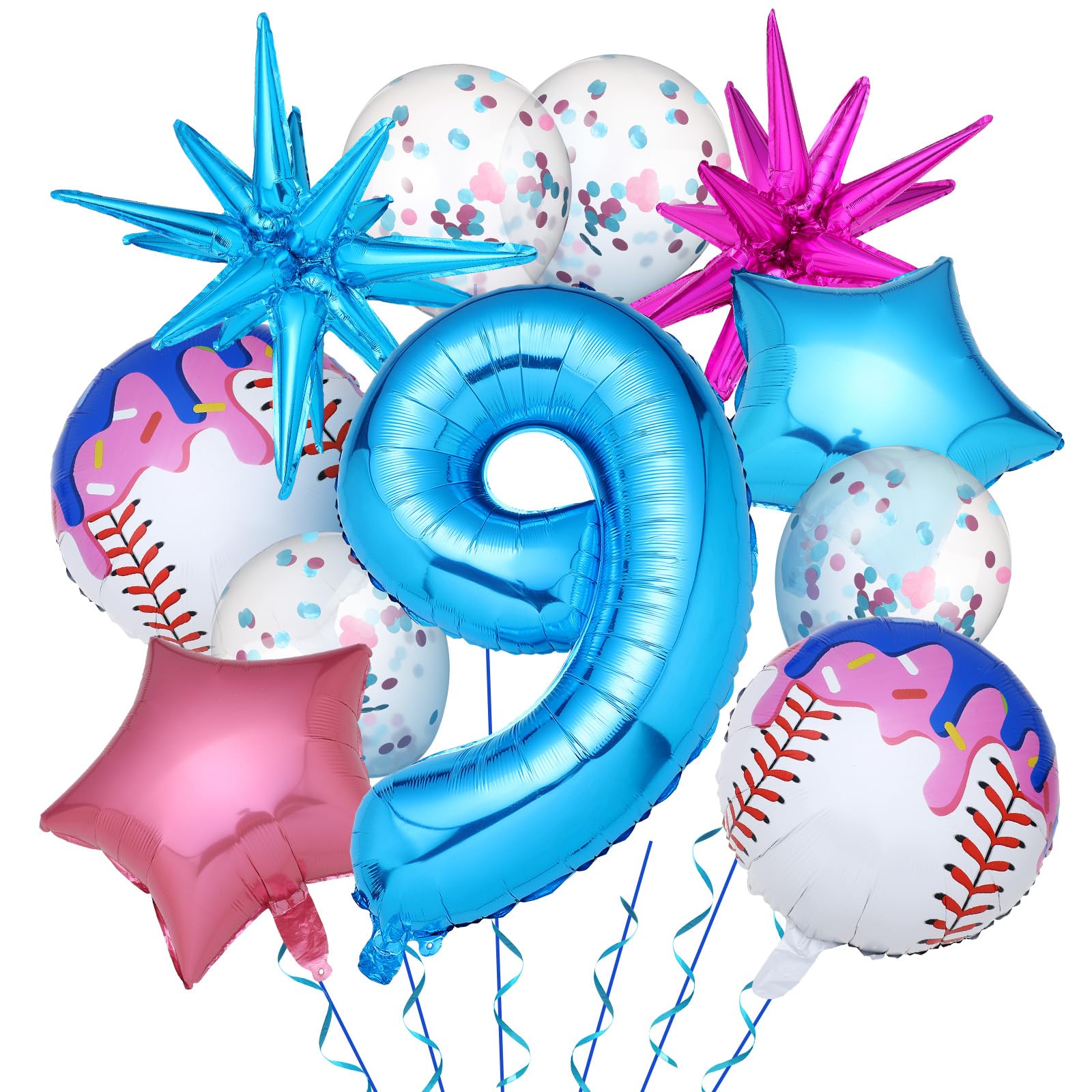 Photo 1 of Nimbus Verse Ice Cream Baseball Birthday Decorations