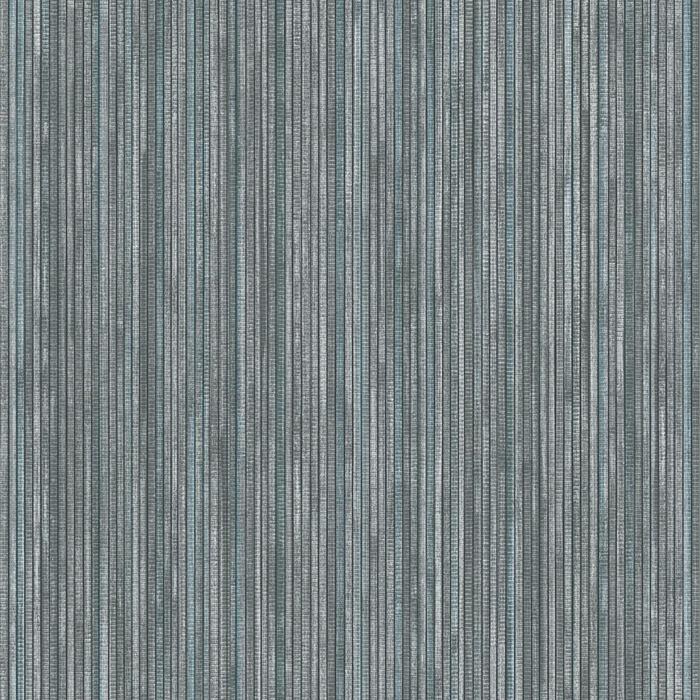 Tempaper Blue Textured Faux Grasscloth Removable Peel and Stick Wallpaper, 20.5 in X 16.5 ft, Made in The USA, Chambray
