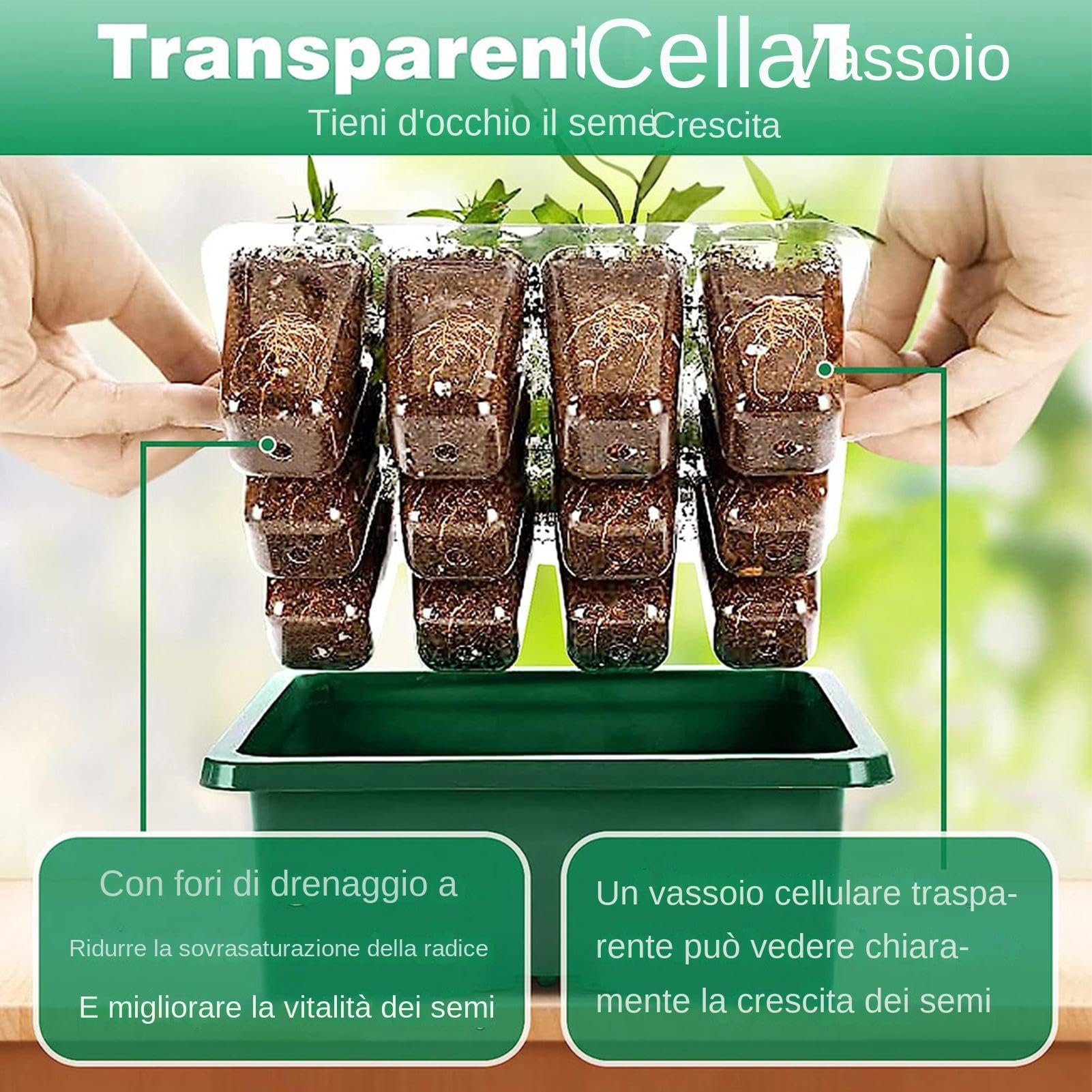 Plateaux pour, Kit Initial de Jardinage intérieur, Plateau de Germination des, Kit de Propagation des, Kit de Propagation des Clones, Kit de démarrage des de dans