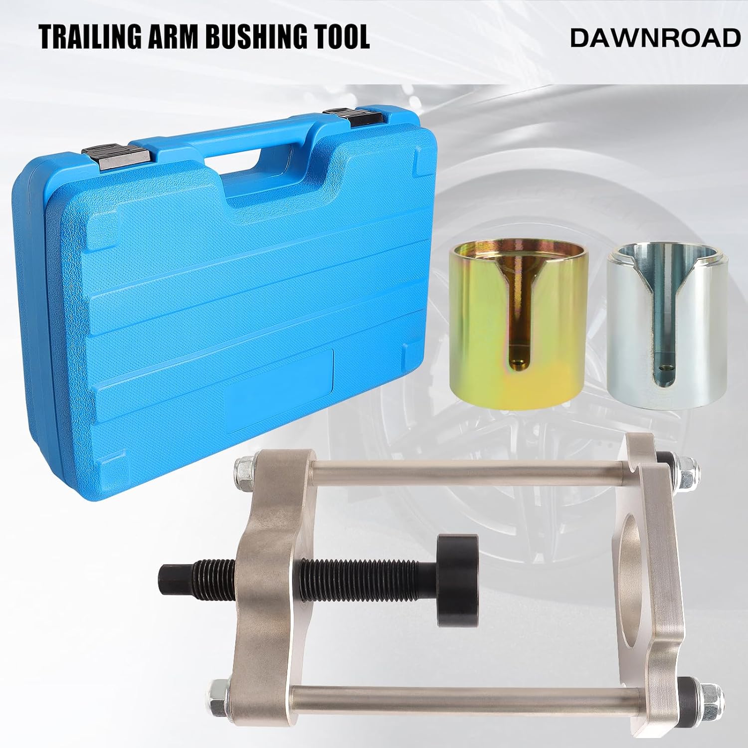 Rear Suspension Control Arm Trailing Arm Bushing Tool Removal Tool Kit for Auto Bushing Press Kit