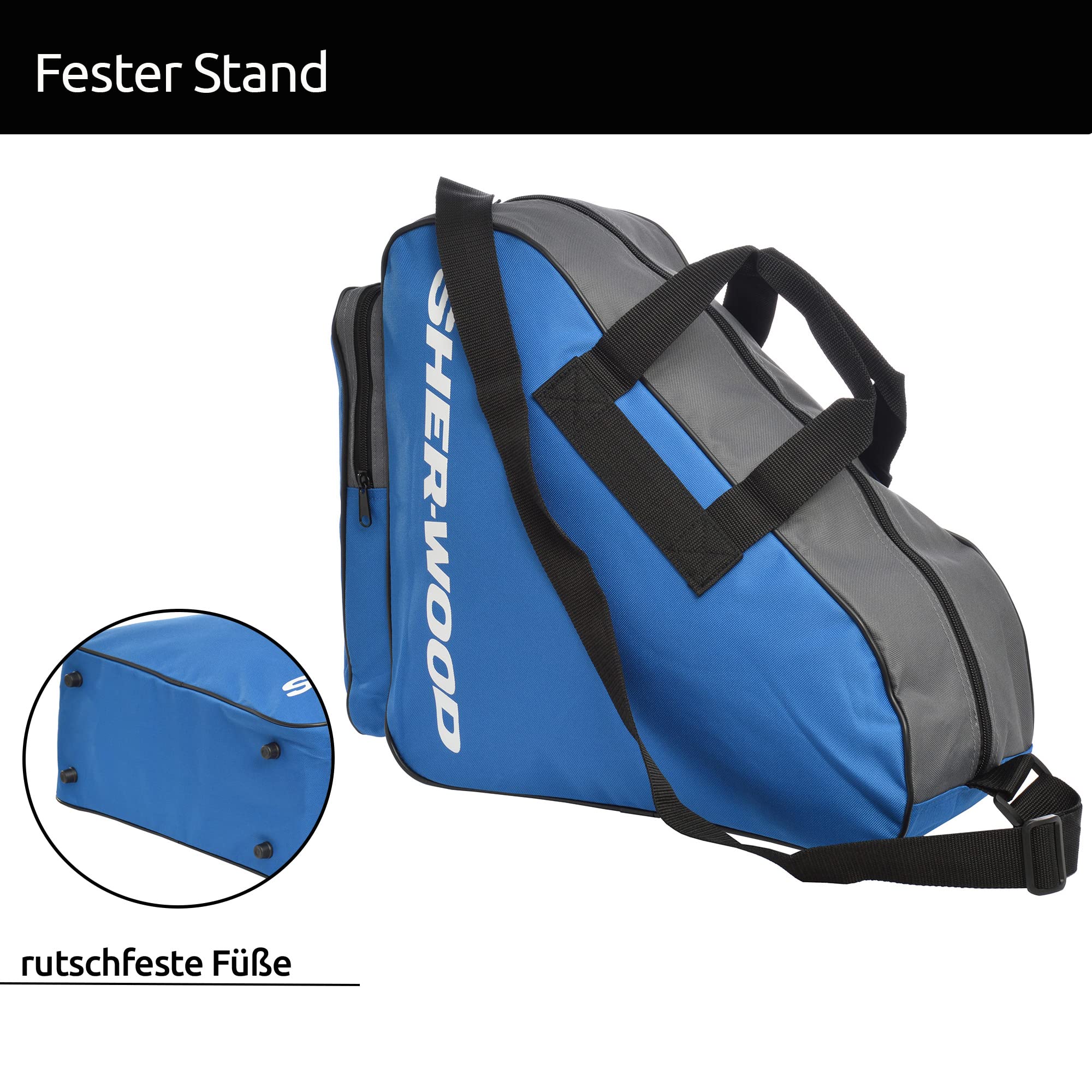 Sherwood Borsa per Pattini, Unisex, 36 x 16 cm, Colore: Blu Navy