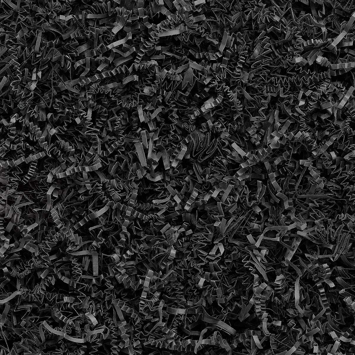 Geschenkfüllmaterial Umweltfreundliches Geschenkverpackungsmaterial viele Farben 125g-1kg (schwarz, 1kg)