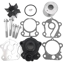 6F5-W0078-A0-00 Water Pump Impeller Repair Kit for Yamaha Outboard 6F5-W0078-00-00 Sierra 18-3374 C40 CV40 40 HP 40HP 2-Stroke