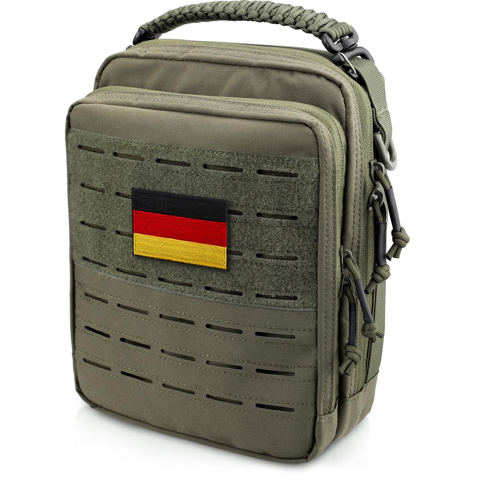 WYNEX Tactical Admin Bag, Tool Bag with Molle Compatibility, Large Capacity, Ranger Green