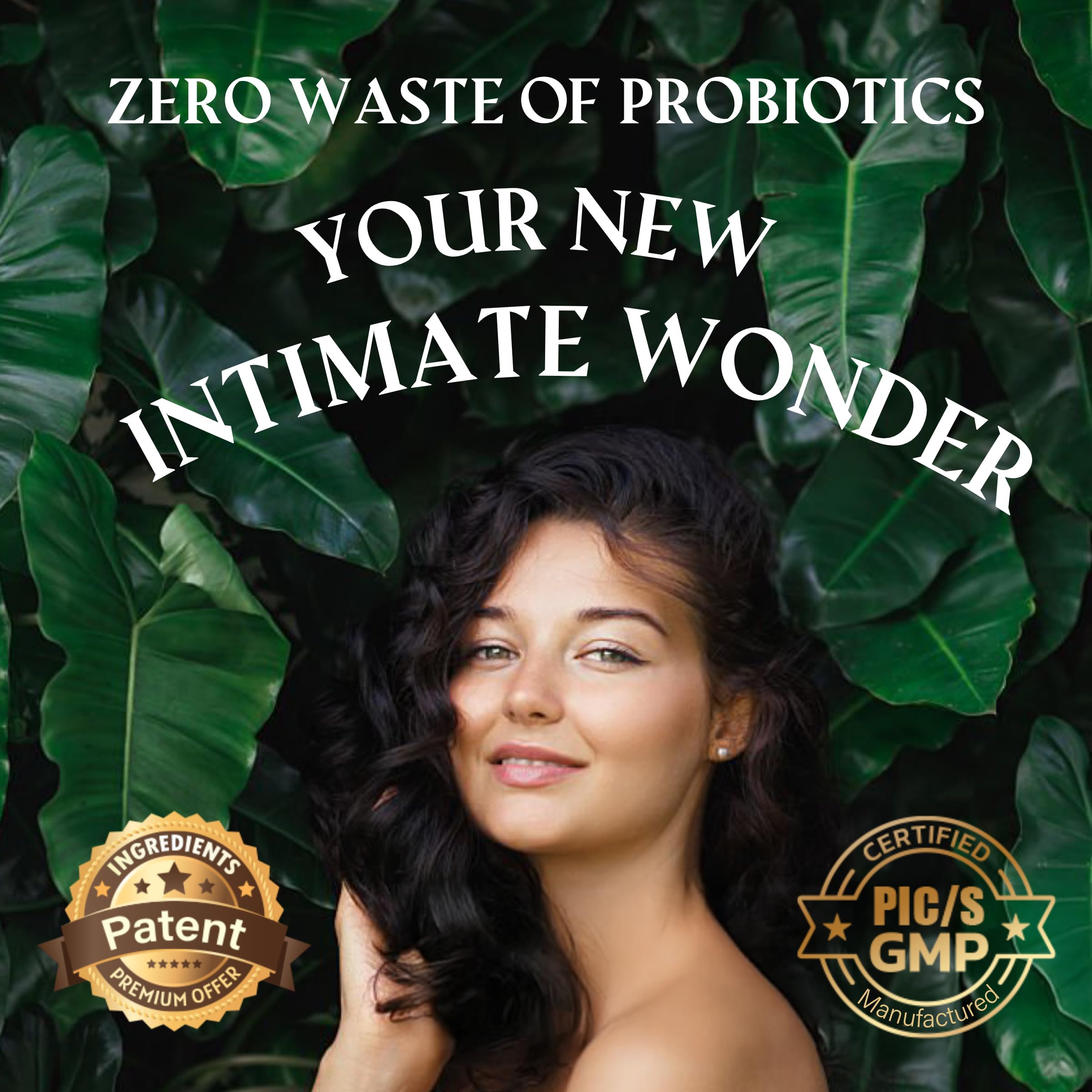 Prebiotics and Probiotics for Women – Vaginal Probiotics Blend, Natural Prebiotics, Herbal Support, Promote Feminine Health & Intimate Balance, Eliminate Vaginal Odors & pH Balance, 60 Capsules.
