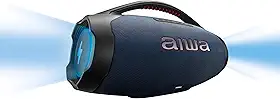 Caixa de Som Boombox Plus AIWA BBS-01-LBL 200W BT 30H IP66 USB RGB