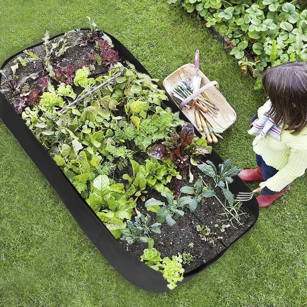 Sac de Plantation de Jardin Feutre Pomme de Terre Plateau de semis de légumes Sacs de pépinière bonsaï Pots de Fleurs Sac de Culture de graines Outil de Jardin