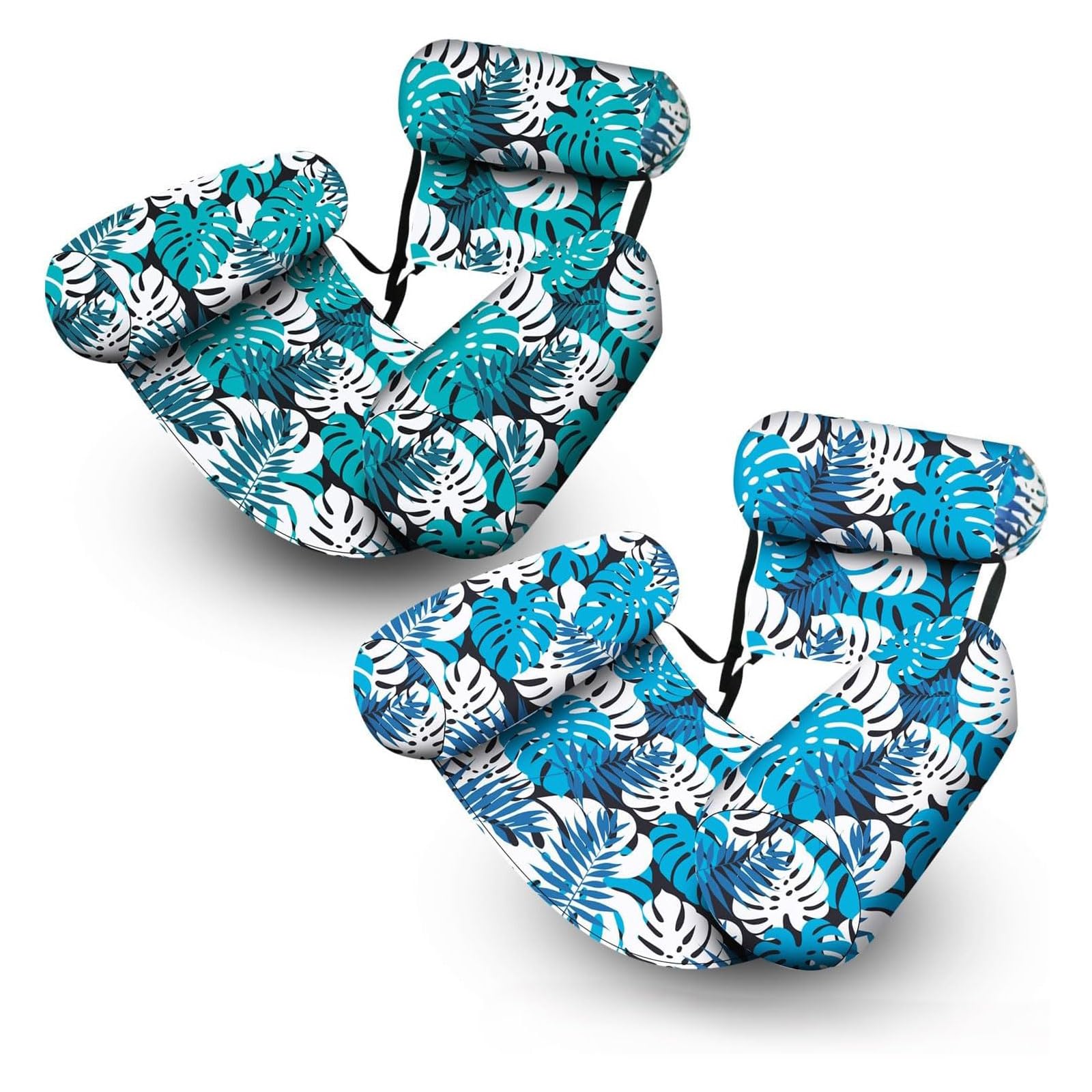 Inflatable Pool Floats Adult,Floating Lounge Chairs,Blow up Pool Noodles for Adult Heavy Duty,Floating Chair for Party Summer Water Beach Lake Fun ﻿ ﻿ (2 Pack)