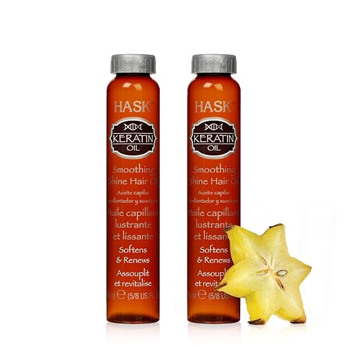 HASK KERATIN PROTEIN Smoothing Hair Oil Vials