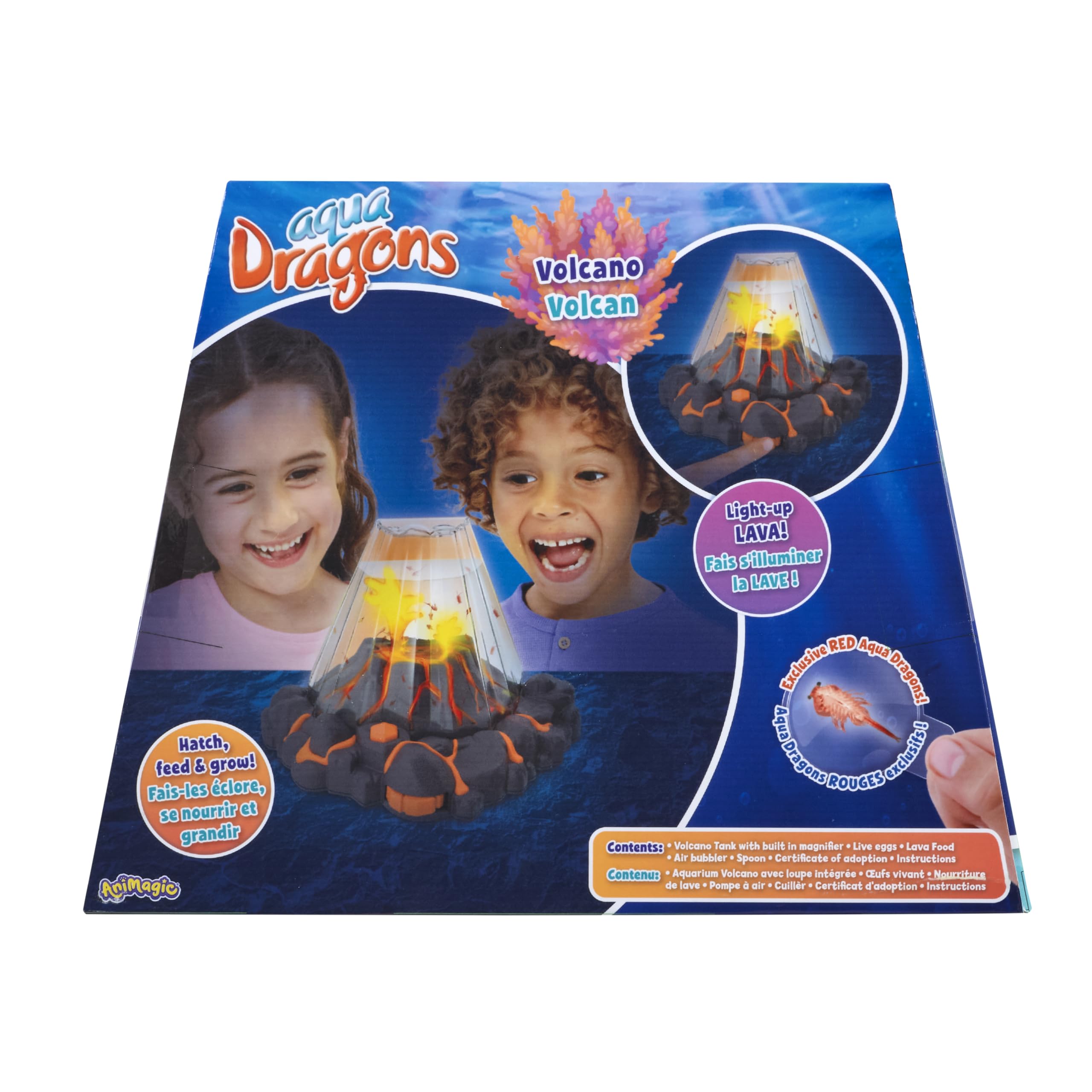 Aqua Dragons Red Volcano Refill, Juguete Educativo Stem, Hatch & Grow Aquatic Creature, Incluye Huevos, Comida, Cuchara, burbujeador de Aire, para niños de 6 años en adelante Aqua Dragons Red Volcano Refill, Juguete Educativo Stem, Hatch & Grow Aquatic Creature, Incluye Huevos, Comida, Cuchara, burbujeador de Aire, para niños de 6 años en adelante