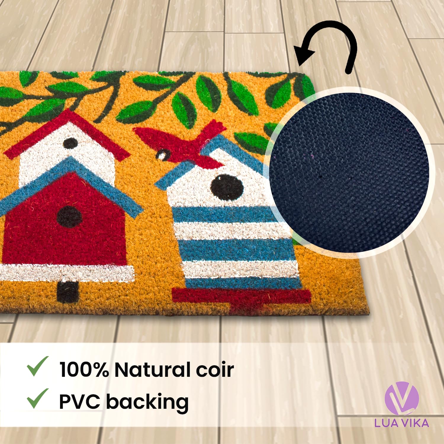 Zerbino ingresso esterno cocco - Case - 40x70 cm - tappeto ingresso esterno casa - zerbino cocco - zerbini moderni e originali