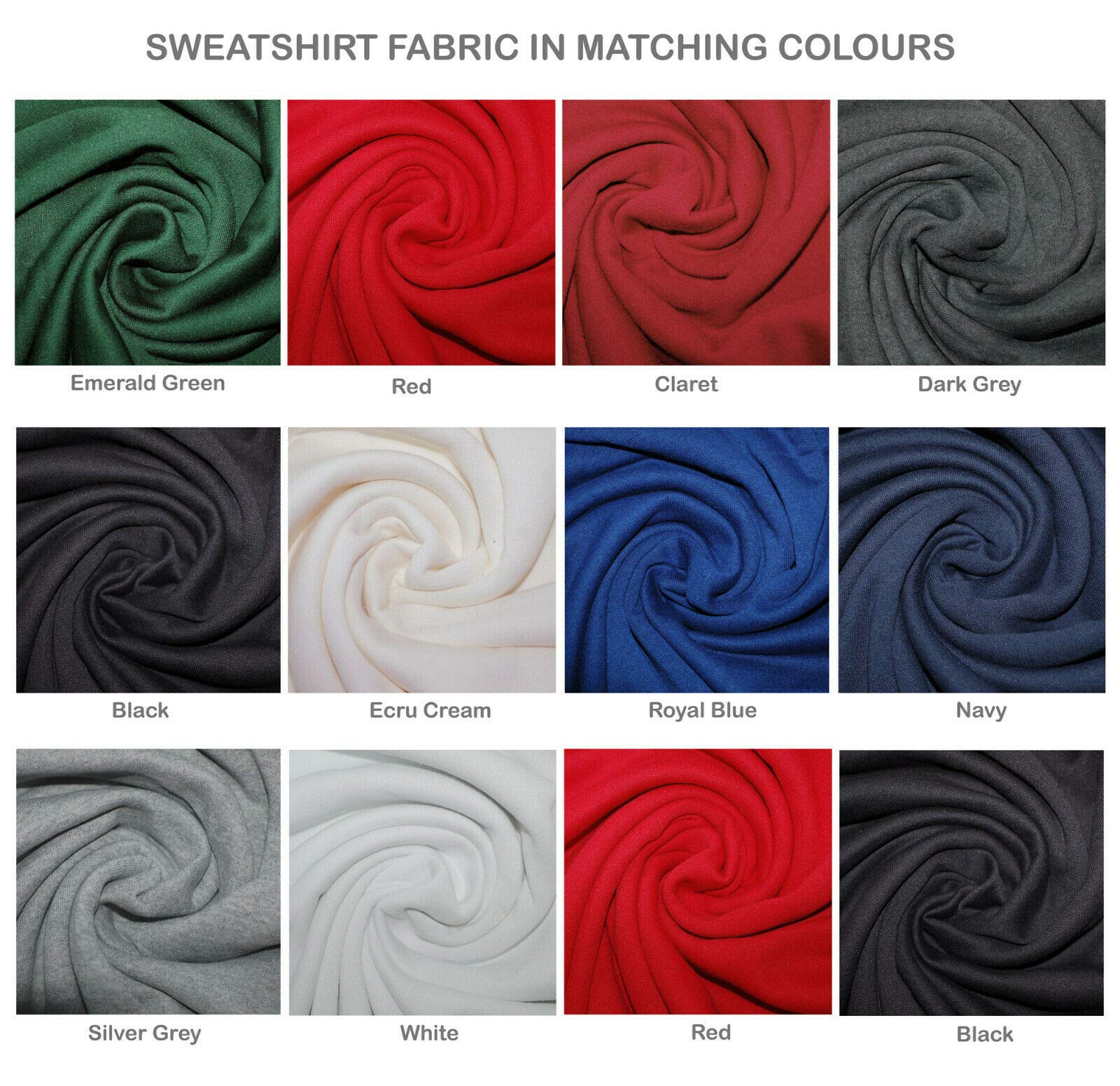 Tissu Maille Côte 2x2 élasthanne Neotrims - 40% Coton, 56% Polyester, 4% élasthanne, Largeur 50cm Tube