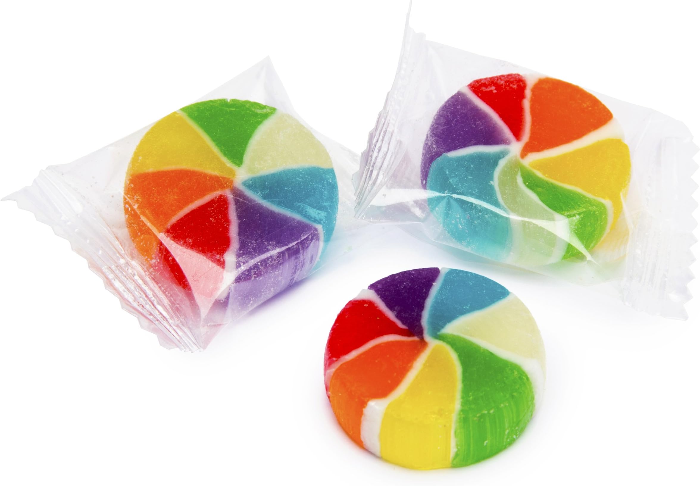 Rainbow Vortex Wheels Hard Candy: 5LB Bag