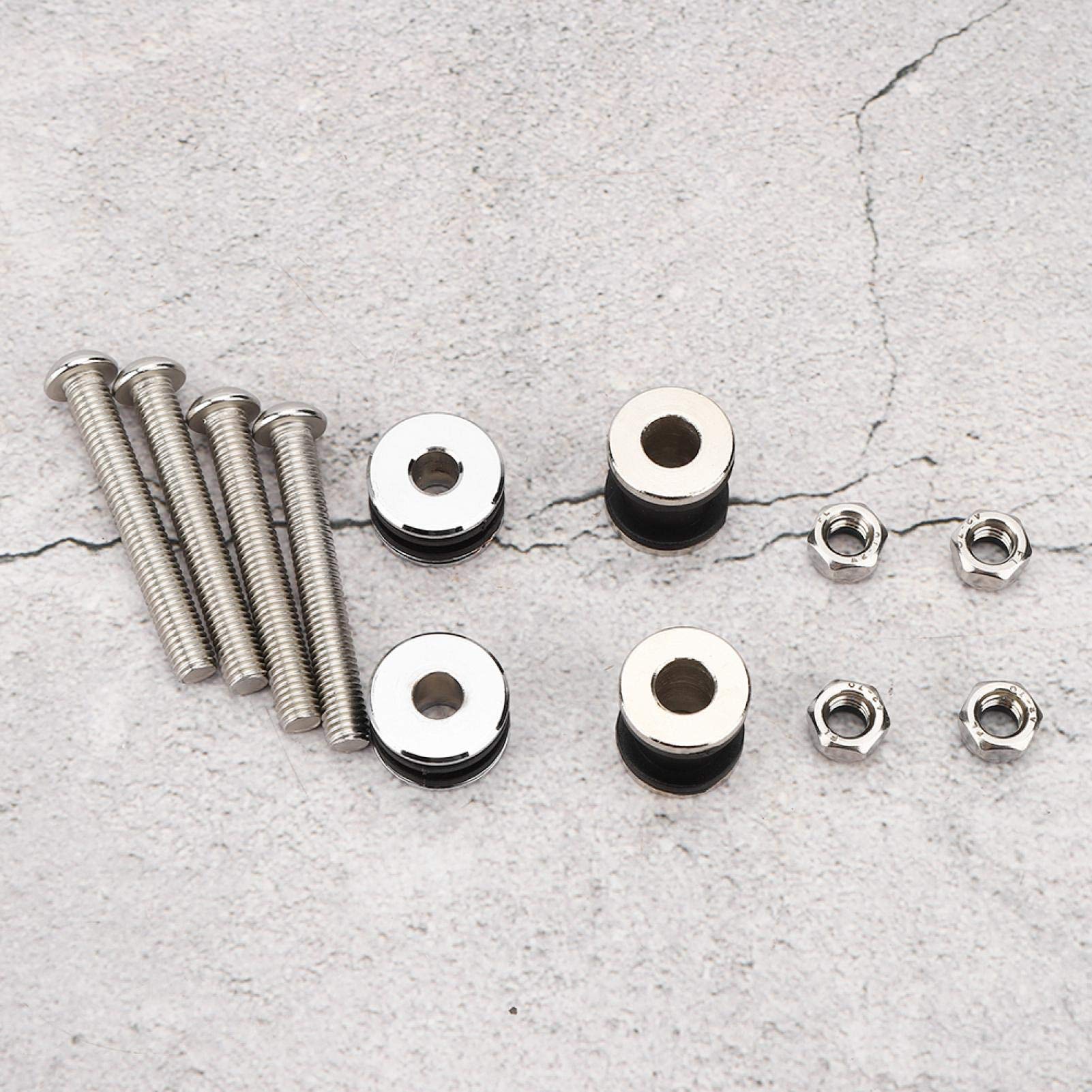 Kit hardware di aggancio, 12 pezzi Set Kit hardware di aggancio per moto Sissy Bar Vite di montaggio per rack adatta per 1200 XL1200NS 2018-2020
