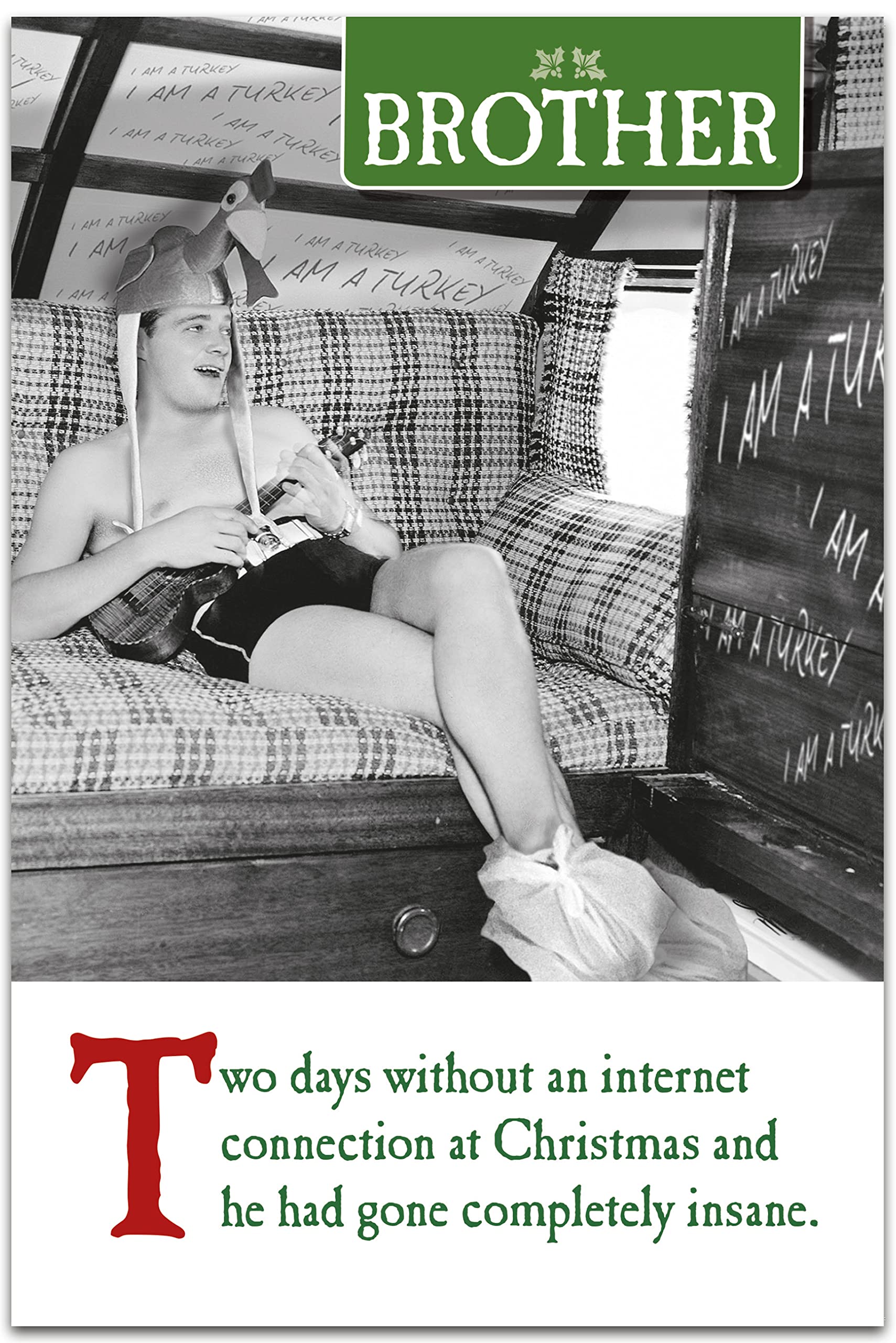On The Ceiling, Internet, Brother, Christmas Card, 159x235mm