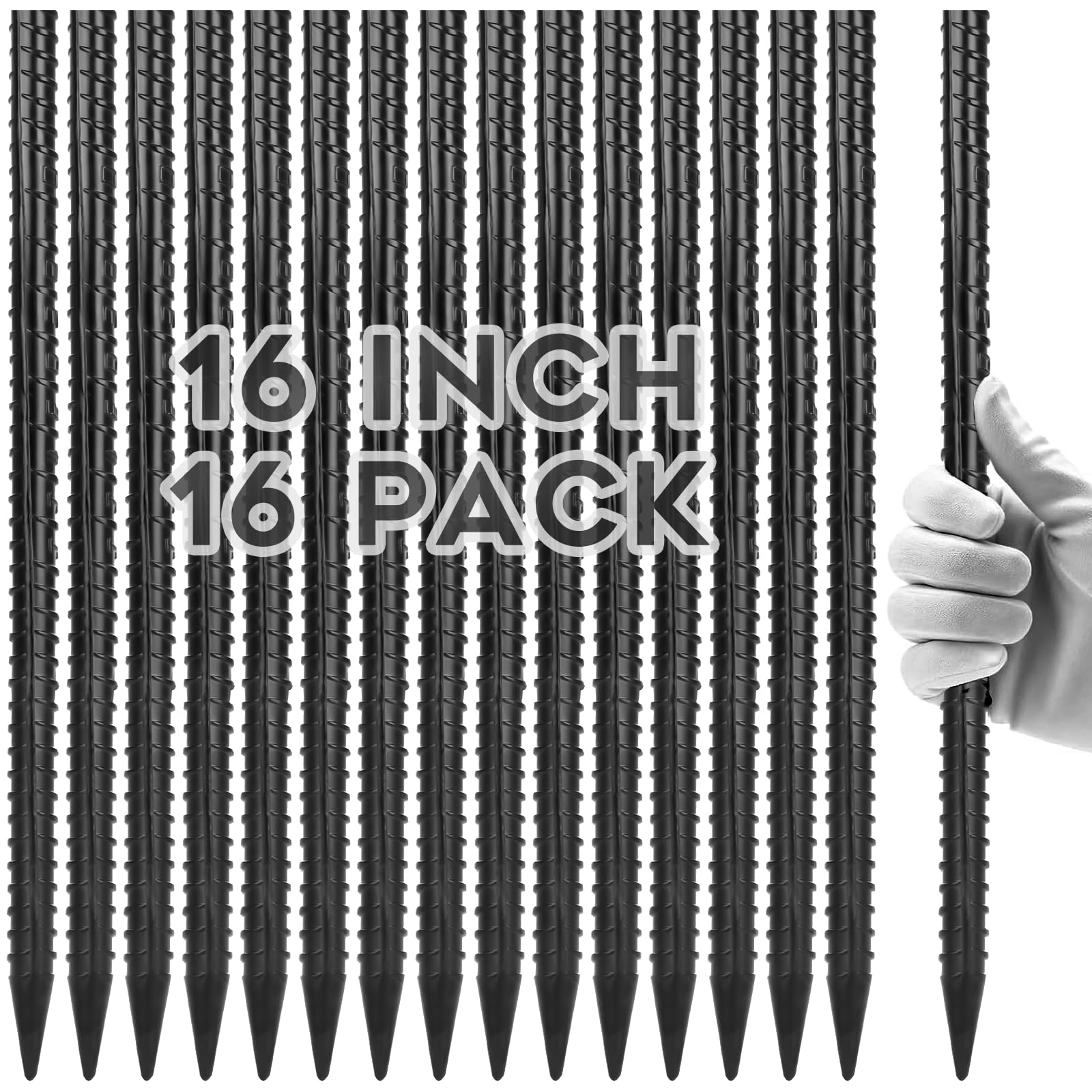 Gbekery 16-Inch Rebar Stakes