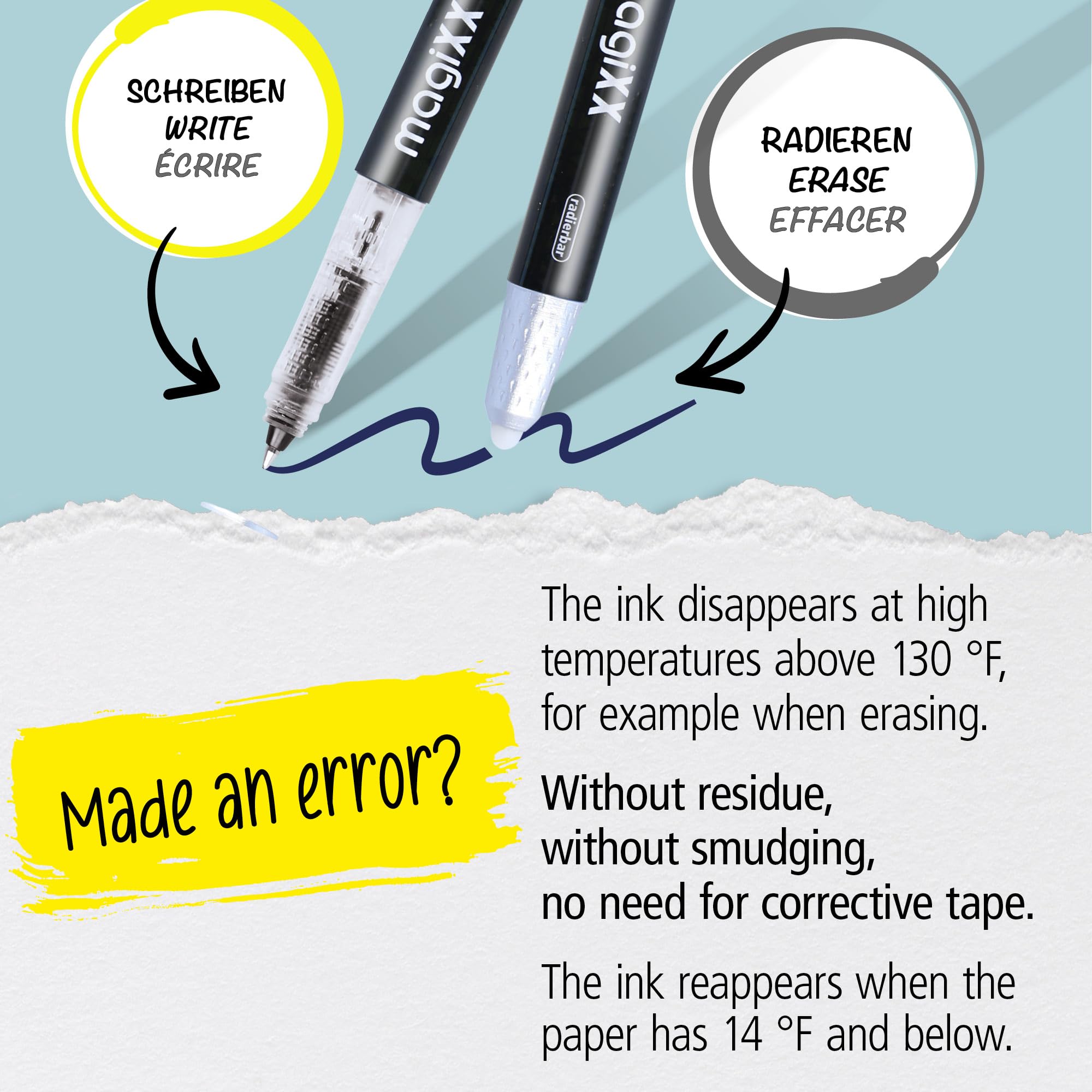 Ricariche Penne Pilot Frixion 0.7mm - Blu, Cancellabili, 12 Pezzi, Per Scrittura Fluida