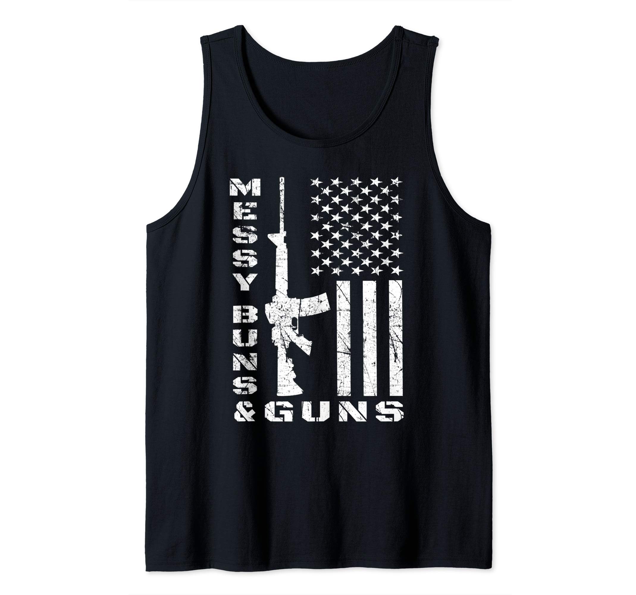 Gun Owner Ar15 Messy Buns Tee Gift For Men Women Tank Top