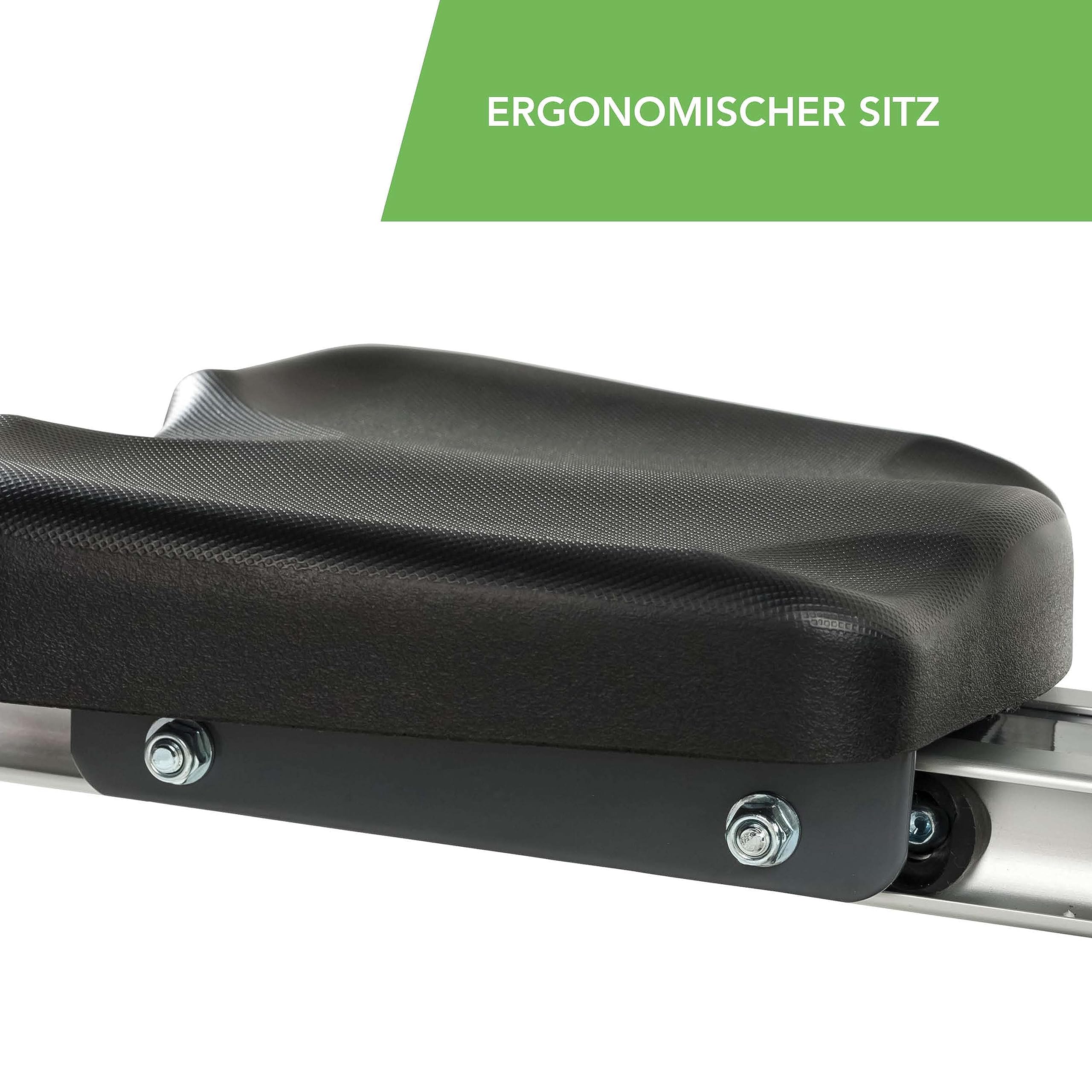 Tunturi Cardio Fit R30 Rudergerät für Zuhause/Rudermaschine/Rower/Heimtrainer mit Magnetbremssystem/klappbar und platzsparend