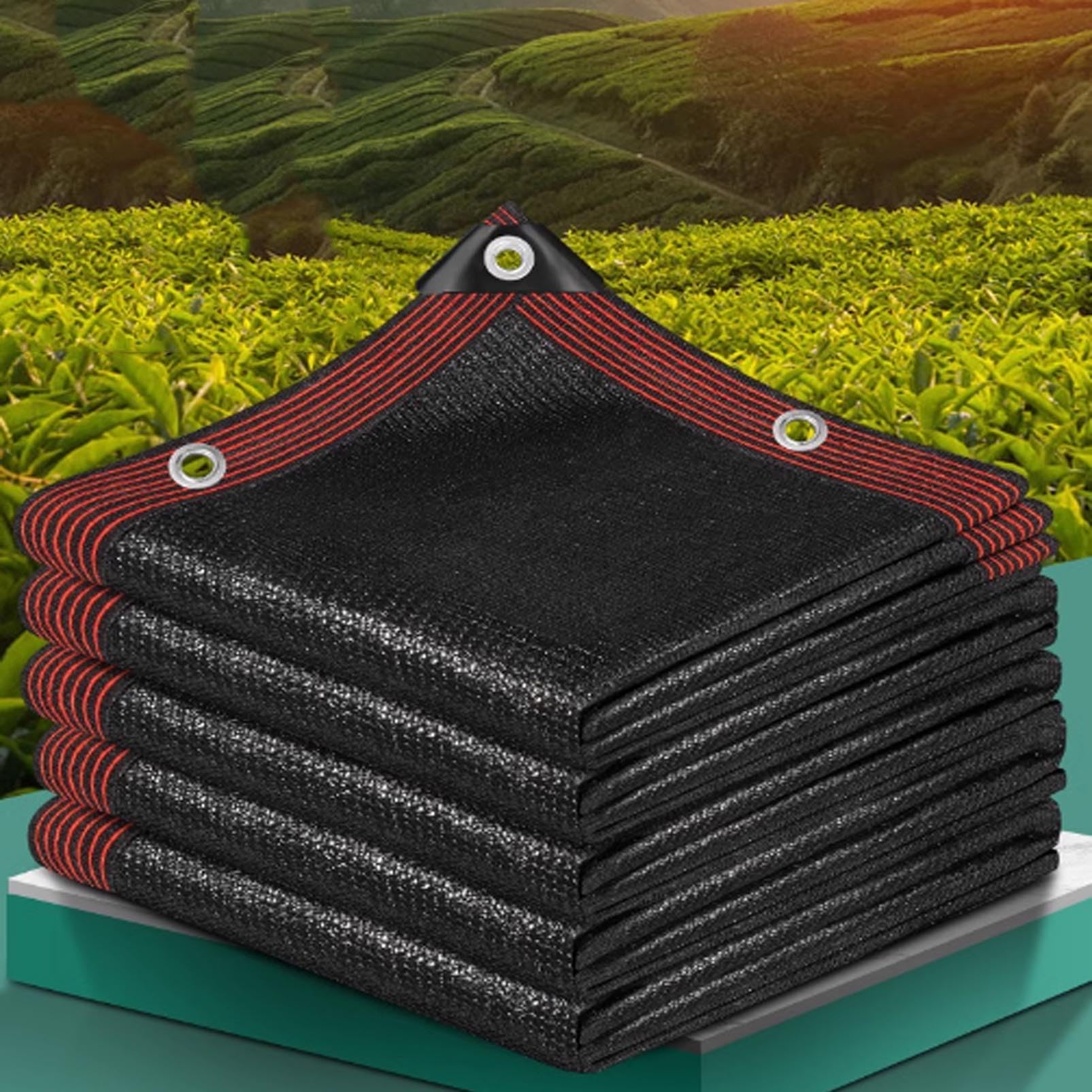 Filet occultant pour jardinage agricole - Protection solaire - Isolation thermique - Idéal pour les serres, les cours, les abris de voiture, les plantes - Protection UV