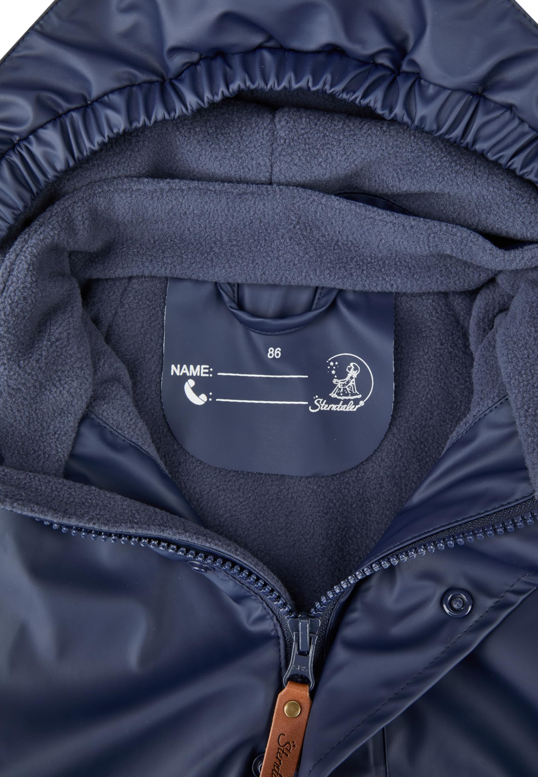 Sterntaler Jungen Regenjacke Gefüttert Zacken Regenjacke gefüttert Zacken (1er Pack)