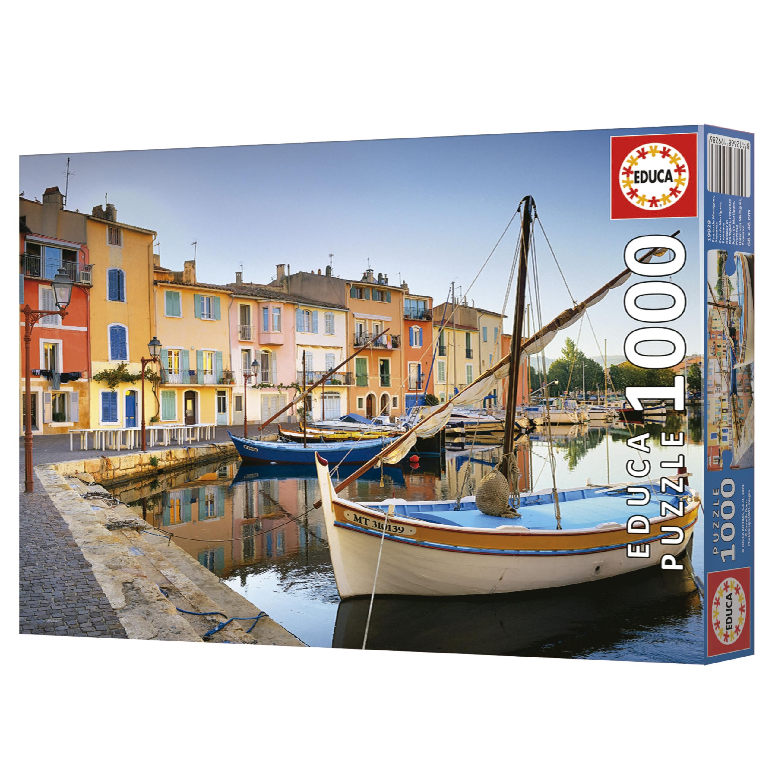 Educa 1000 Piece Puzzle – Harbour In Martigues, Provence, Finished Size 48x68 Cm - View #5