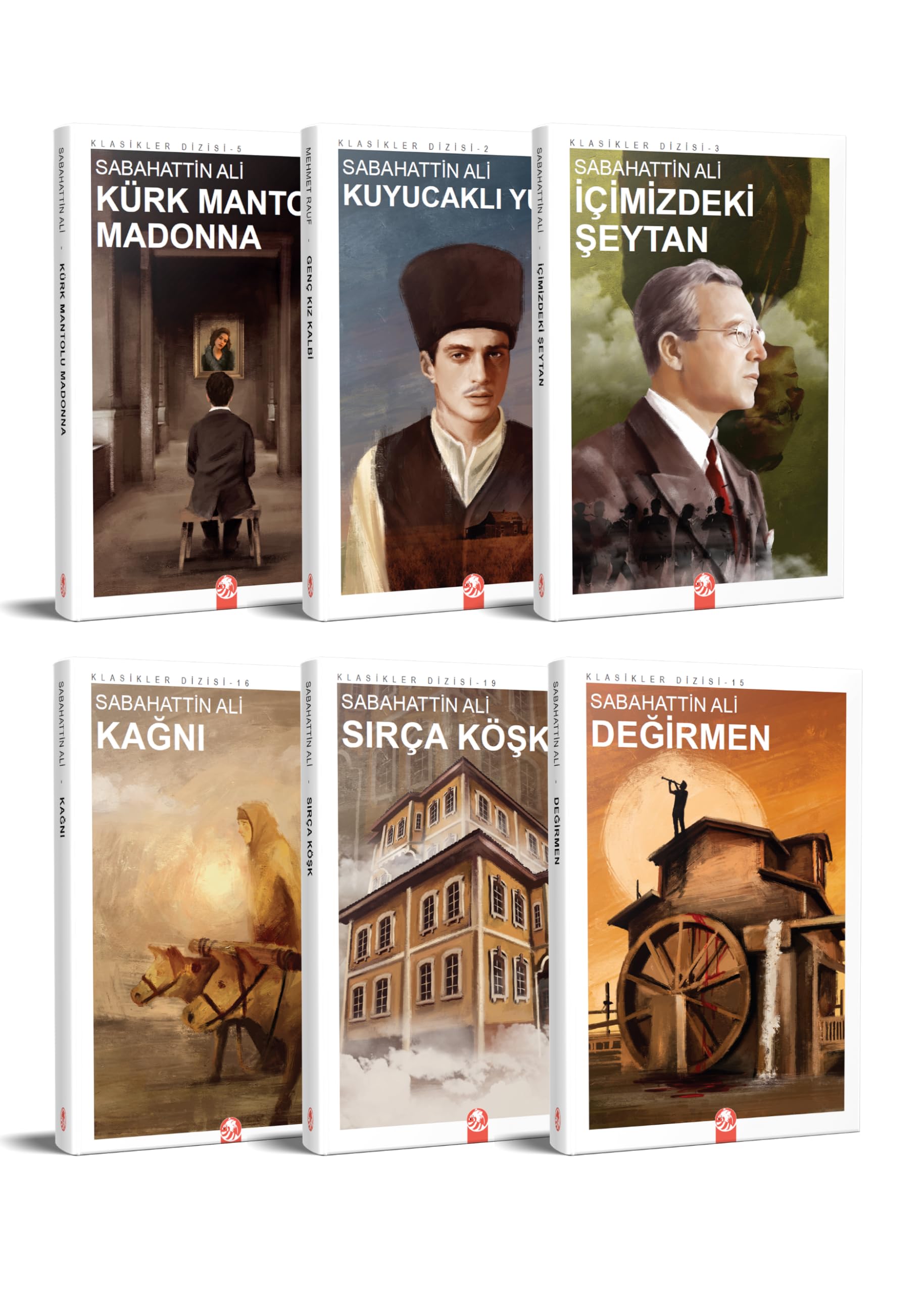 Sabahattin Ali Klasikler Dizisi, 6 Kitap Set: Kürk Mantolu…