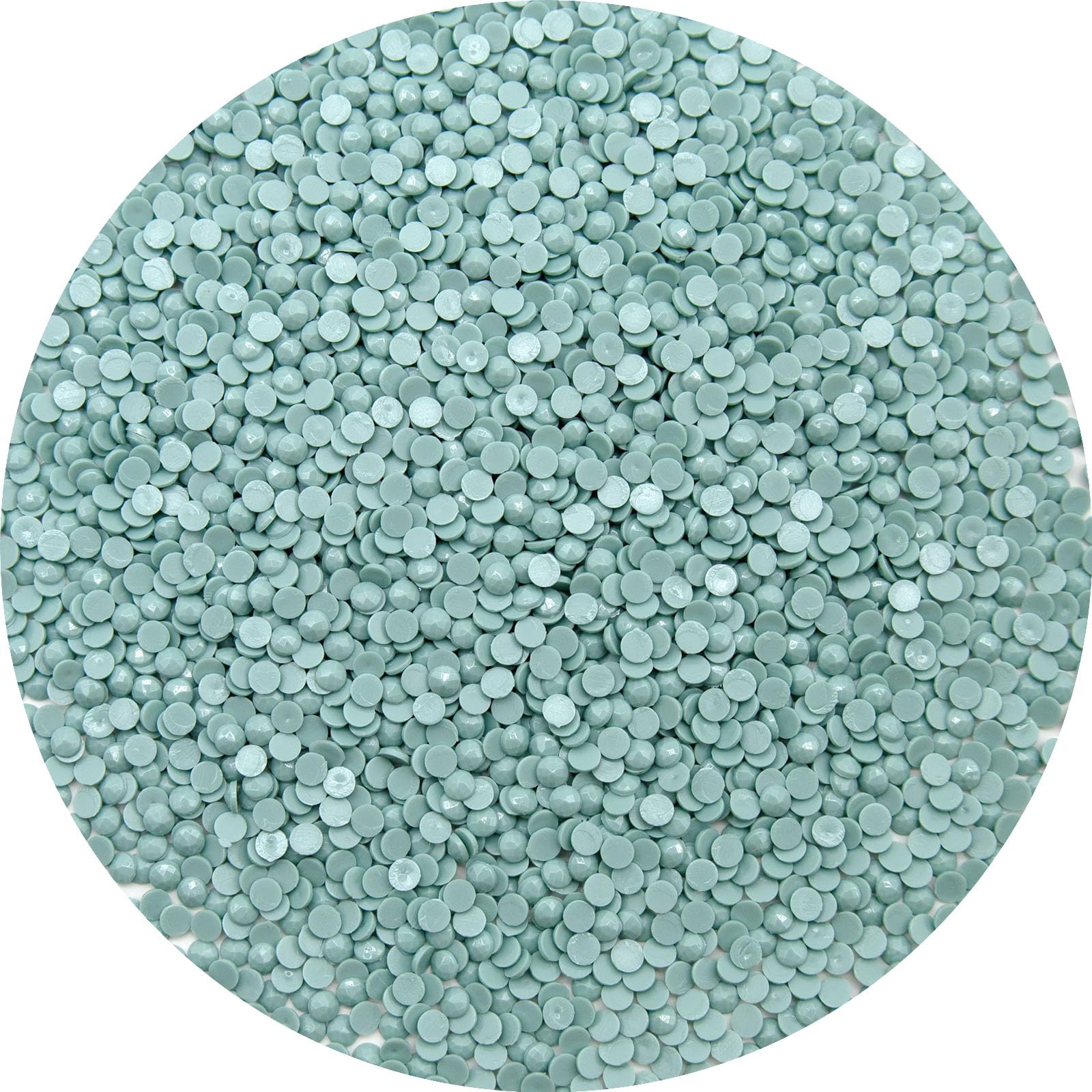 5000 Pieces Single Color Diamond Art Painting Beads,Color Code 927 Flat Bottom Round Rhinestones for Gem Painting Replacement, Round Drills for 5D Diamond Art DIY Craft