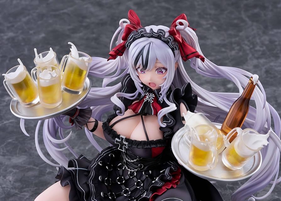 未開封 ゴールデンヘッドプラス アズレン エルベ あみあみ限定版 フィギュア 特別企画】【あみあみ展示撮り下ろし】大ジョッキが今にも倒れ